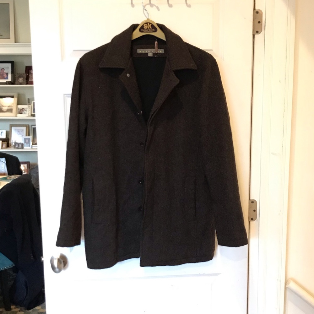 Brown Wool Coat buy Kenneth Cole
